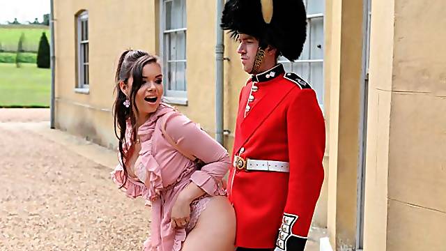 Stroking The Guards Post