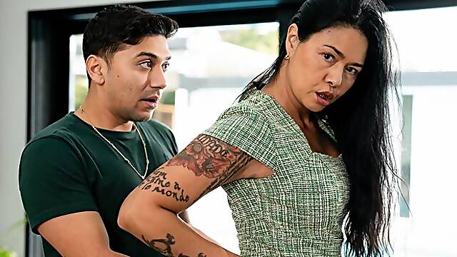 Funny Dana Vespoli at doggystyle scene