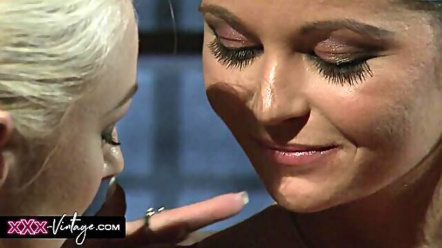 Lena Cova and Christina Jolies lesbian porn by XXX-Vintage