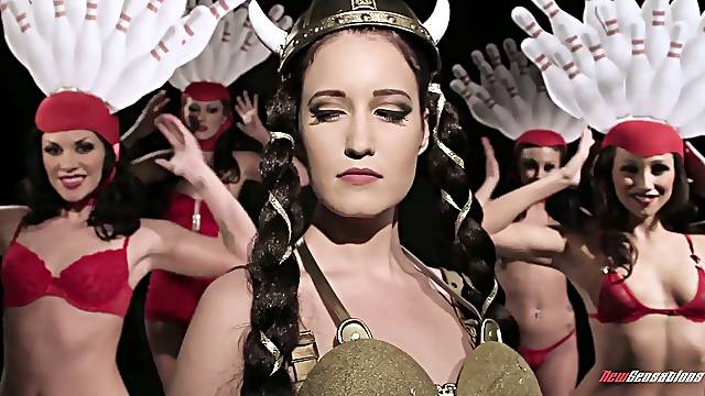 Gorgeous porn model Kristina Rose takes part in funny parody scene