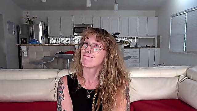 Busty redheaded wife gets banged hard in doggystyle and cowgirl