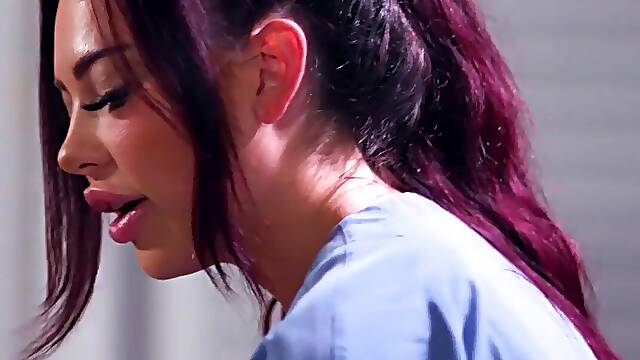 GIRLSWAY - Hot Redhead Client Seduces Sexy Masseuse Into Ardent Vagina Eating