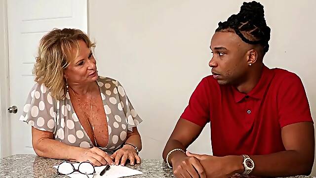 GilfAF- GILF Lana Lee Demands Hard Payment And Takes BBC Inside her