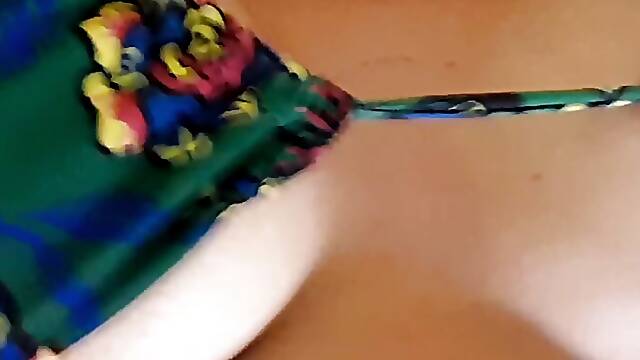 I met a black guy on the beach, he kept looking at my tits, we went to his house, I sucked his hard cock and he broke my ass.