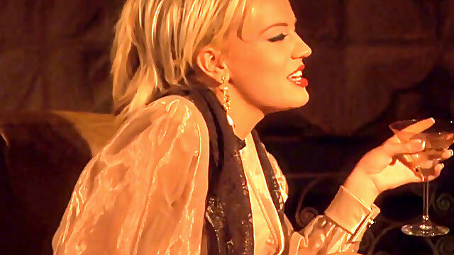 Dazzling lesbian in a lingerie has her pussy licked erotically